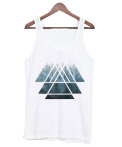 Sacred Geometry Triangles – Misty Forest Tank Top SFA