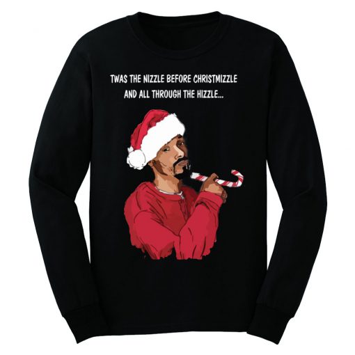 Snoop Dogg twas the nizzle before Christmizzle Sweatshirt SFA