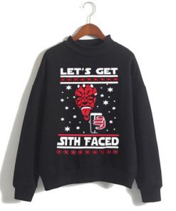 Star Wars Ugly Christmas Lets Get Sith Faced Sweatshirt SFA