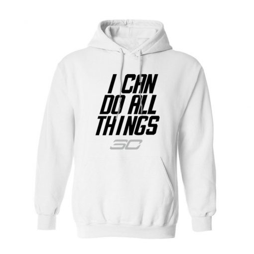 Stephen Curry I Can Do All Things Logo Warriors Zip-up Hoodie SFA