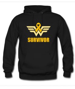 Wonder Woman Appendix Cancer Survivor Hoodie At