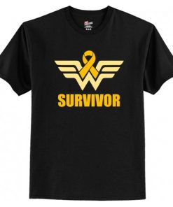 Wonder Woman Appendix Cancer Survivor T-Shirt At
