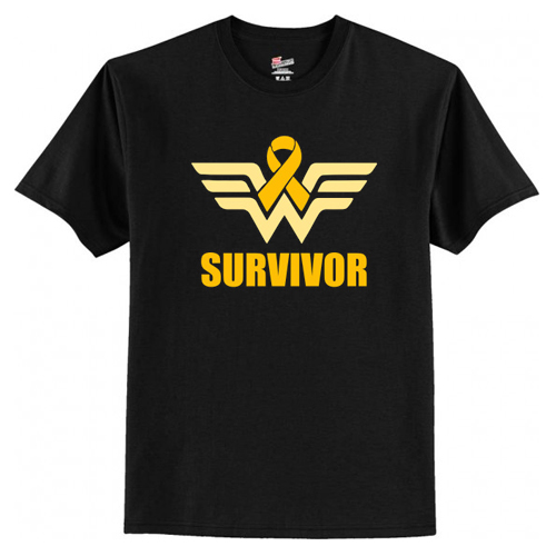 Wonder Woman Appendix Cancer Survivor T-Shirt At