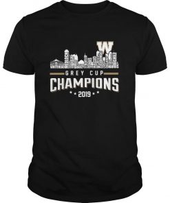 107th Grey Cup Blue Bombers Building Players Champions 2019 T Shirt SFA