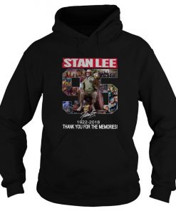 95 Years Of Stan Lee Thank You For The Memories Signature Hoodie SFA