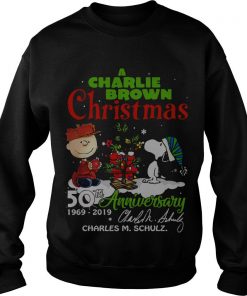A Charlie Brown Christmas 50th Anniversary 1969 2019 Signature Sweatshirt SFA