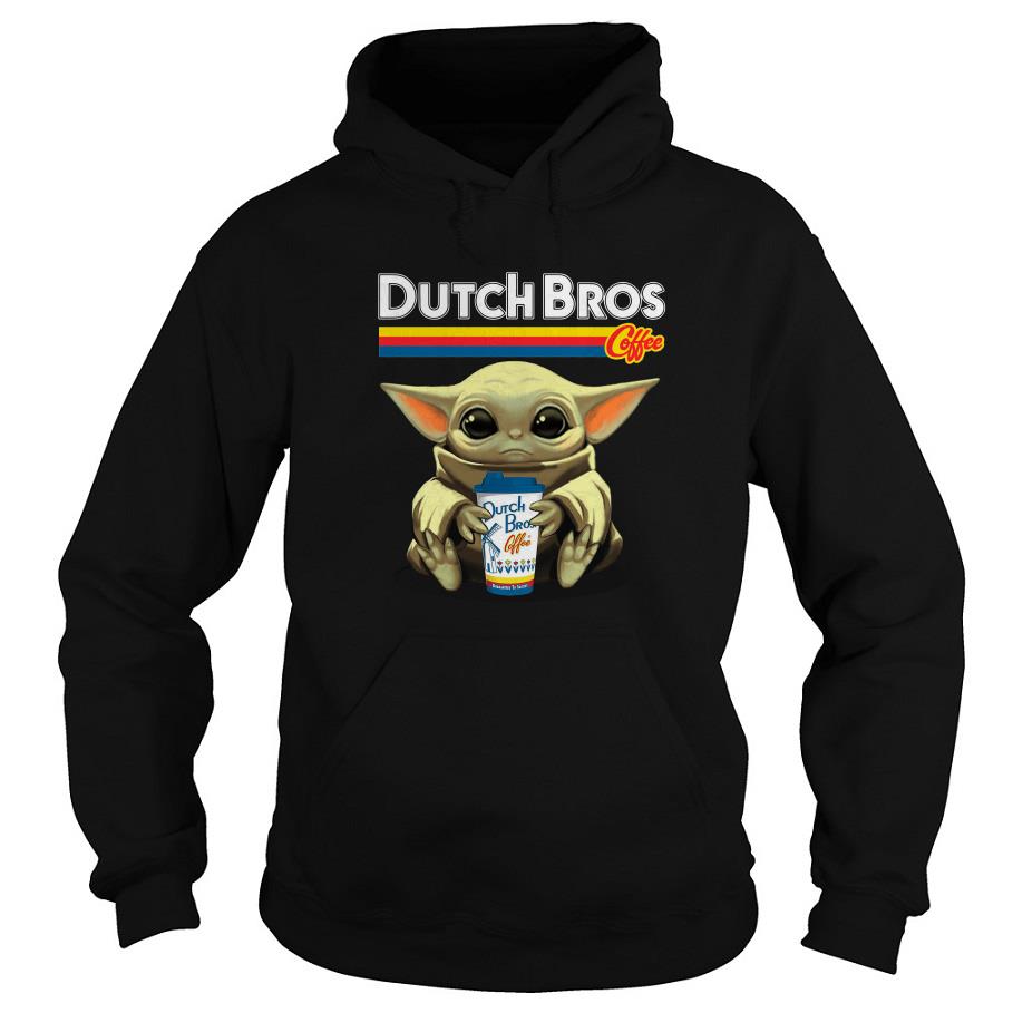 Baby Yoda Hug Dutch Bros Coffee Hoodie SFA
