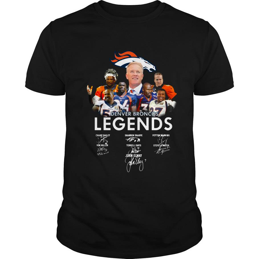Denver Broncos Legends Signature T Shirt SFA
