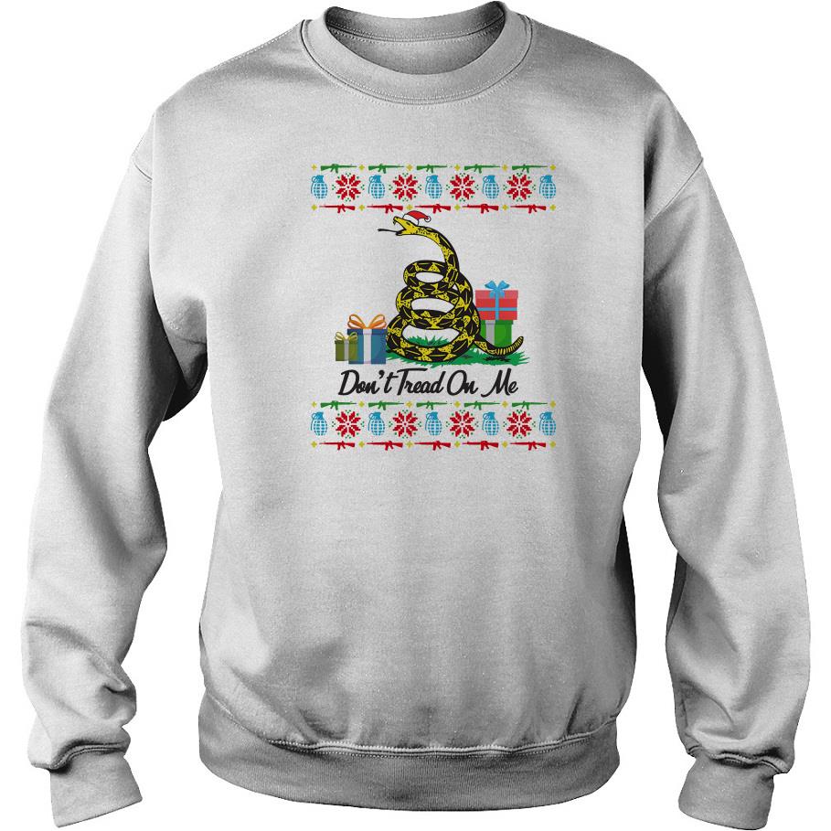 Don’t Tread On Me Ugly Christmas Sweatshirt SFA