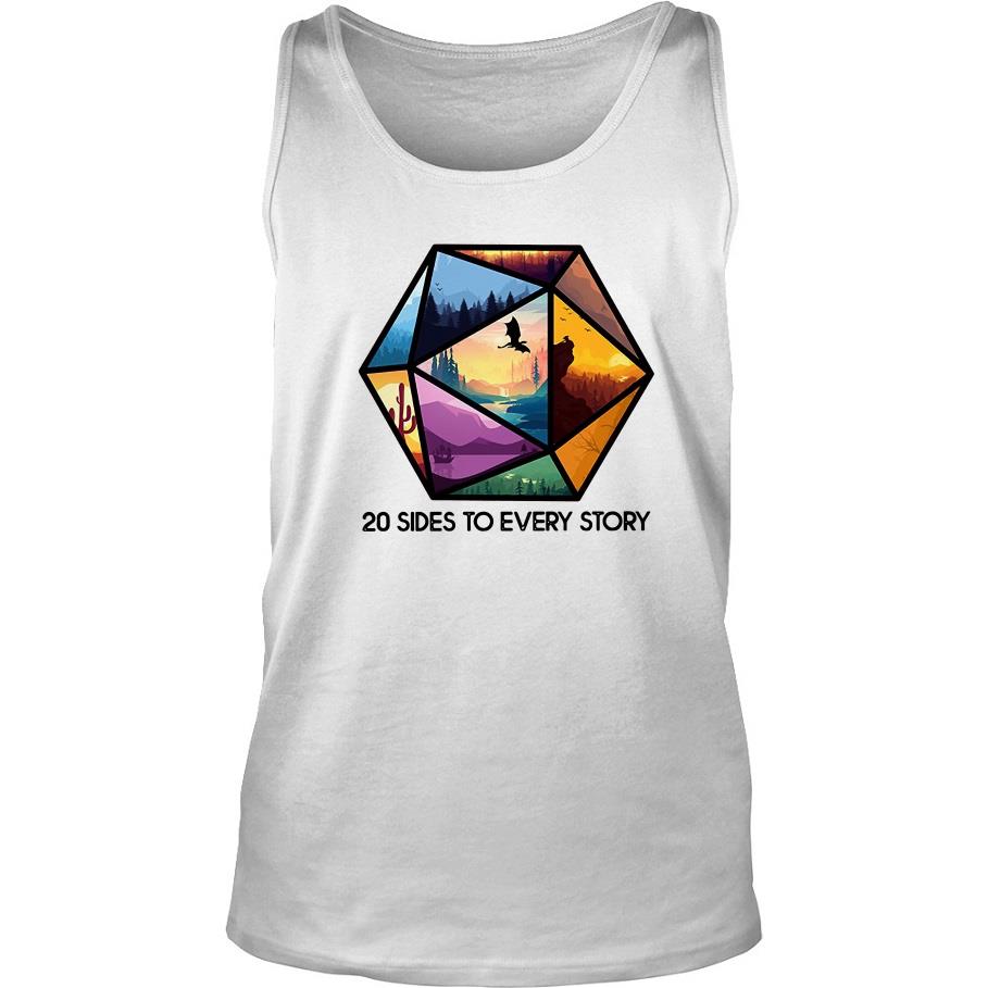 Dungeons And Dragons 20 Sides To Every Story Tank Top SFA
