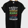 Father’s Day Super Hero Marvel T-Shirt SFA