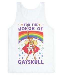 For the Honor of Gayskull tank top SFA