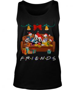 Group Of Disney Characters Tv Show Friends Christmas Tank Top SFA