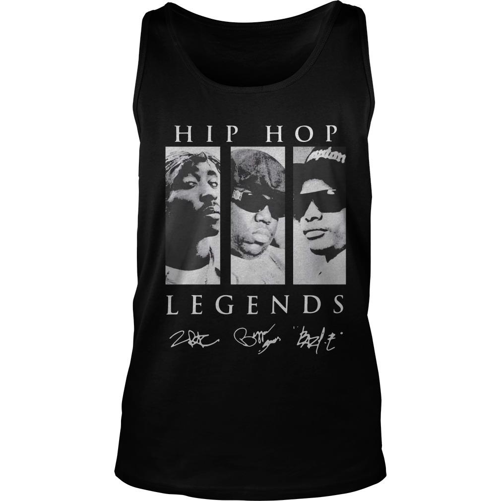 Hip Hop Legends 2pac Biggie Eazy E Signatures Tank Top SFA
