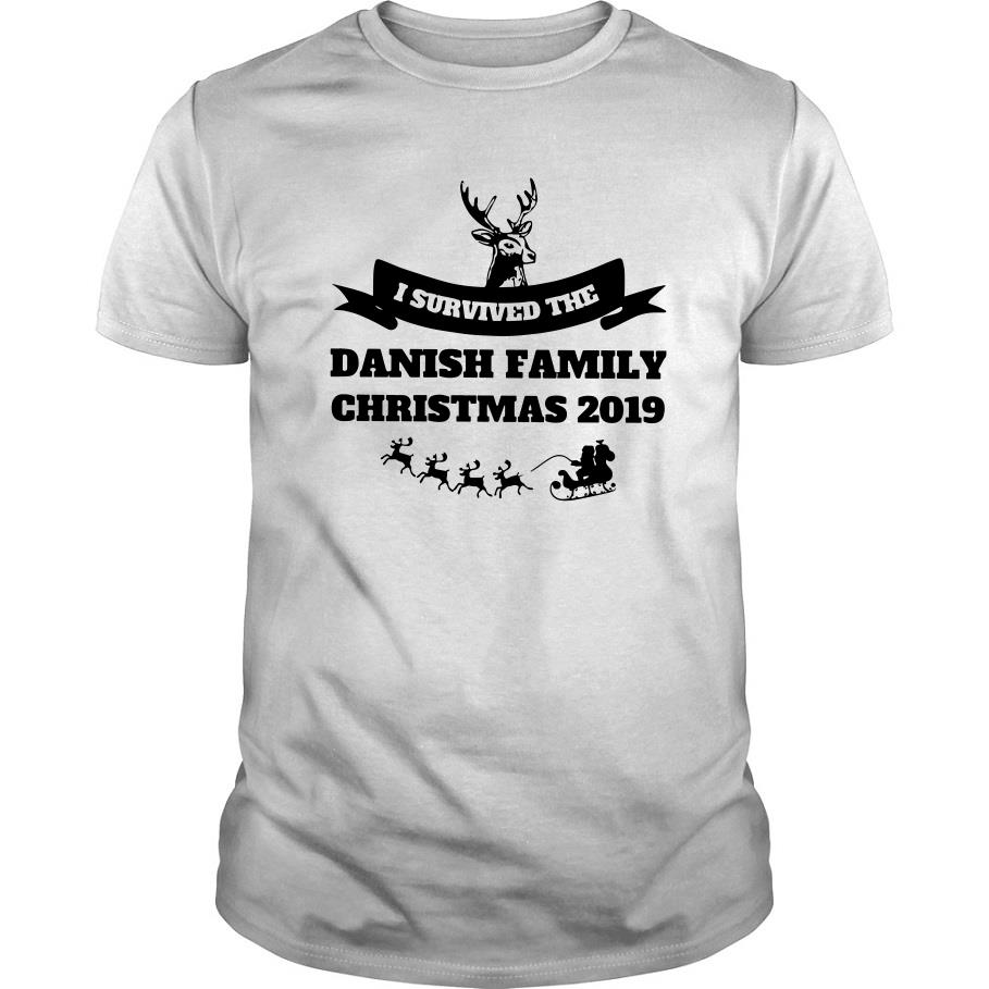 I Survived The Danish Family Christmas 2019 T Shirt SFA