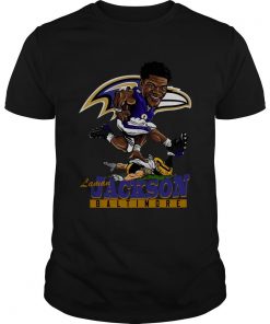Lamar Jackson Baltimore Ravens T Shirt SFA