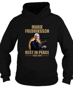 Marie Fredriksson Rest In Peace 1958 2019 Signature Hoodie SFA