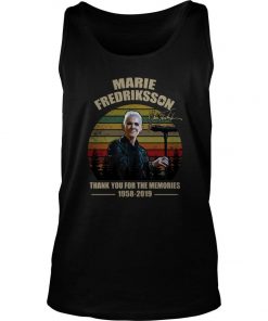 Marie Fredriksson Thank You For The Memories 1958 2019 Signature Tank Top SFA