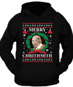 Merry Chirithmith Mike Tyson Ugly Christmas Hoodie SFA