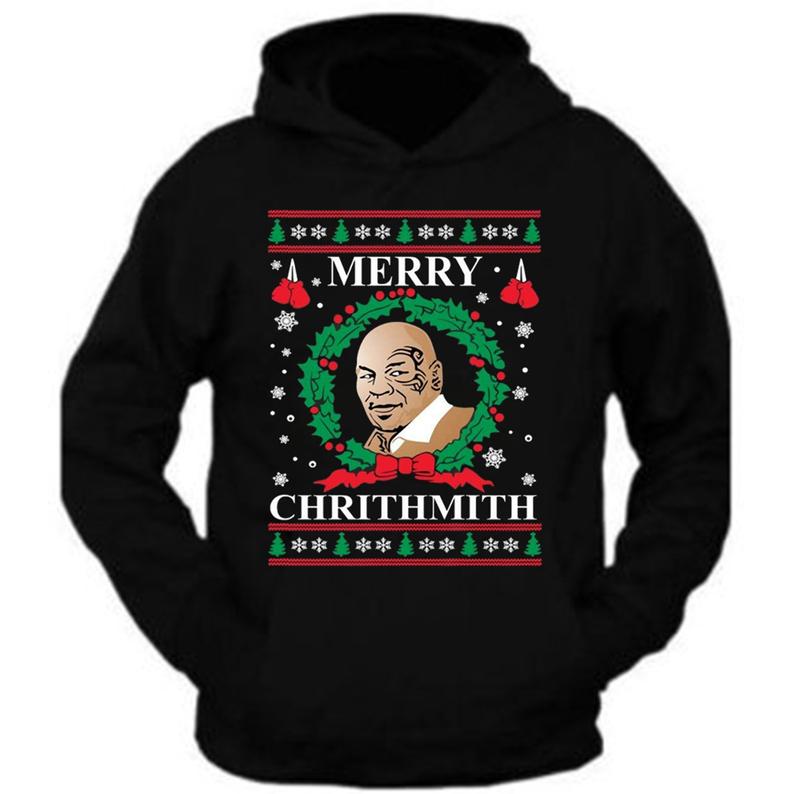 Merry Chirithmith Mike Tyson Ugly Christmas Hoodie SFA