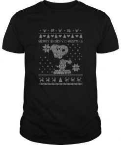 Merry Snoopy Christmas Ugly Christmas T Shirt SFA