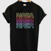 Nasa font neon t-shirt SFA