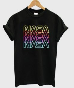 Nasa font neon t-shirt SFA