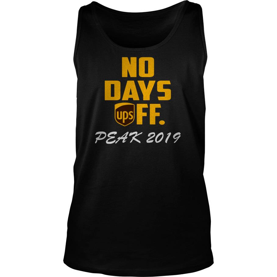 No Days Upsff Peak 2019 Tank Top SFA