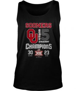 Oklahoma Sooners 5 Straight Champions Tank Top SFA