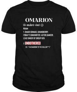 Omarion Definition Omari Ishmael Grandberry T Shirt SFA
