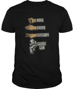 Rock Paper Scissors Galick Gun T Shirt SFA