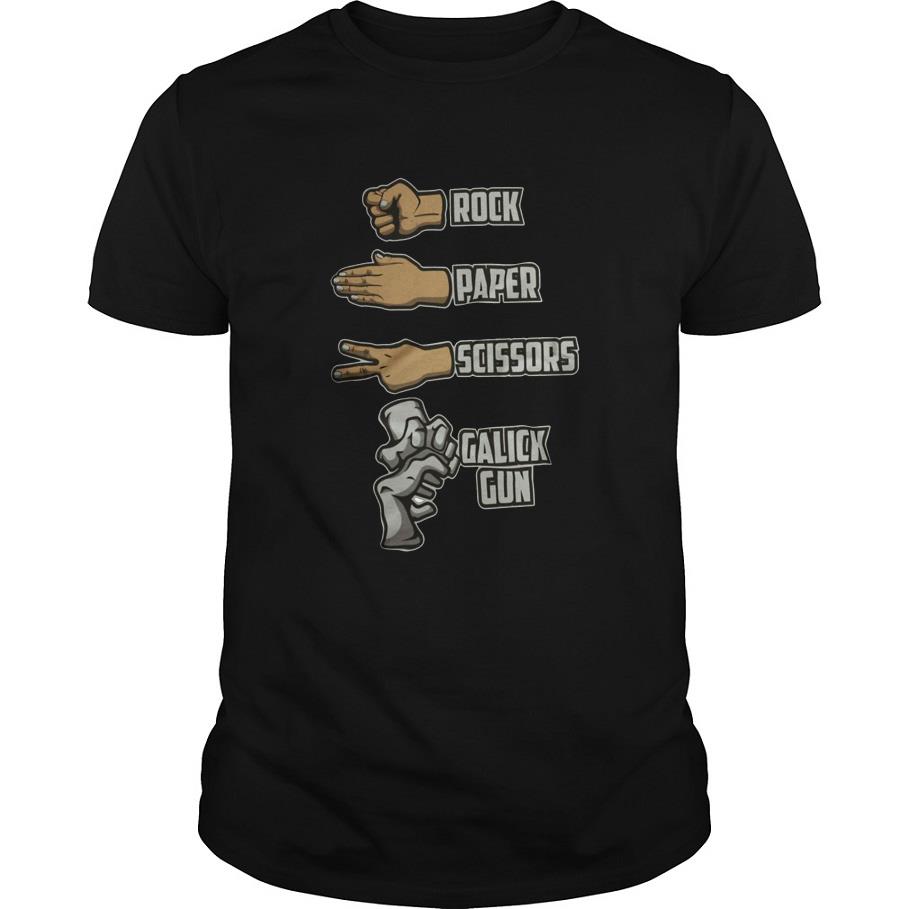 Rock Paper Scissors Galick Gun T Shirt SFA