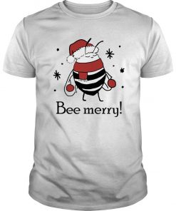 Santa Bee Bee Merry Christmas T Shirt SFA