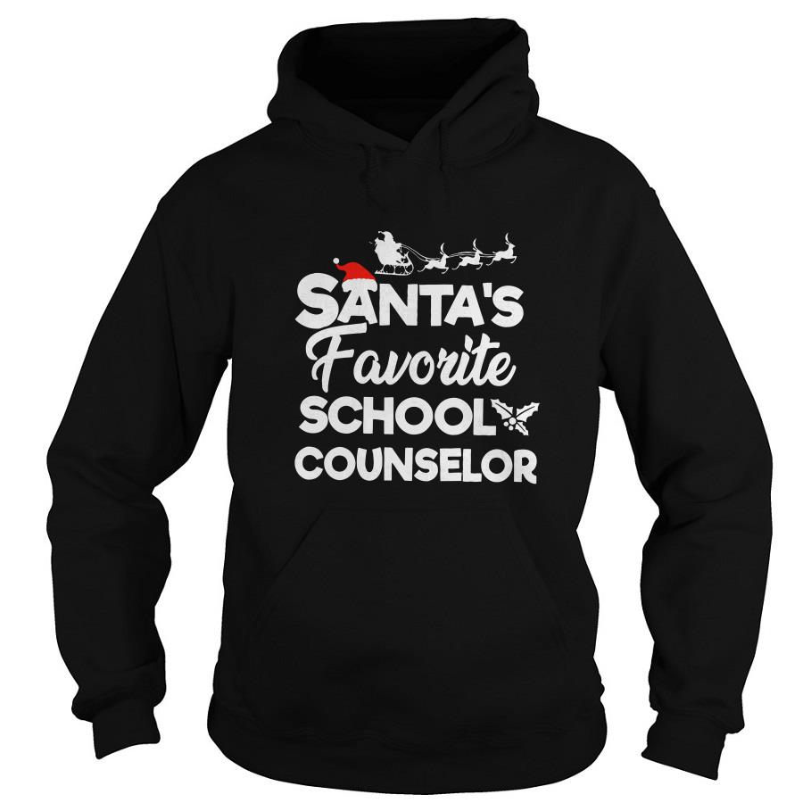 Santa’s Favorite School Counselor Hoodie SFA