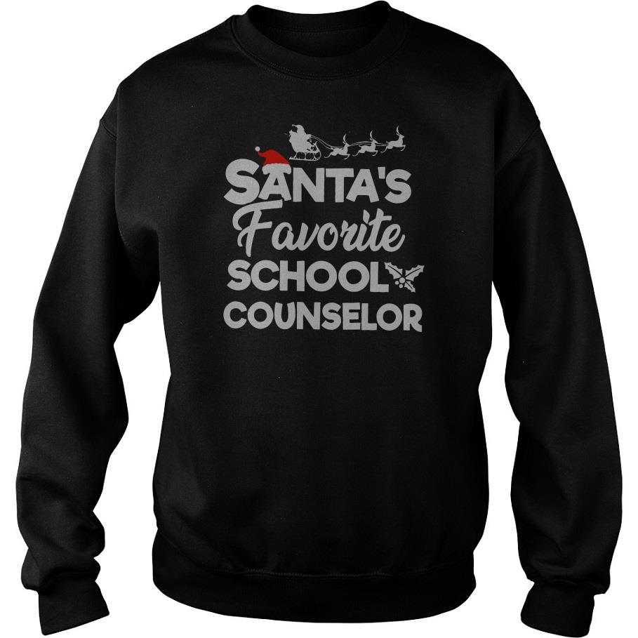 Santa’s Favorite School Counselor Sweatshirt SFA