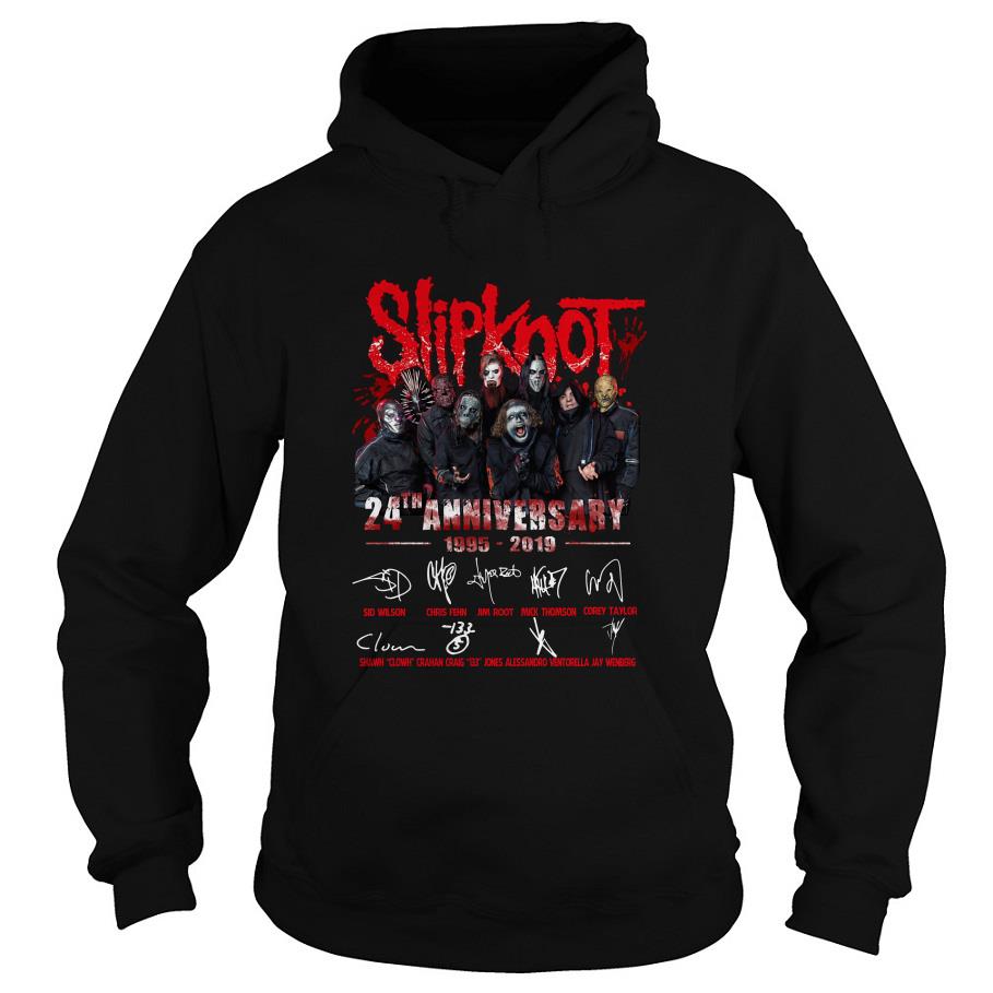 Slipknot 25th Anniversary 1995 2020 Signature Hoodie SFA