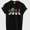 Spiderman Hulk Batman Superman on Abbey Road T-Shirt SFA