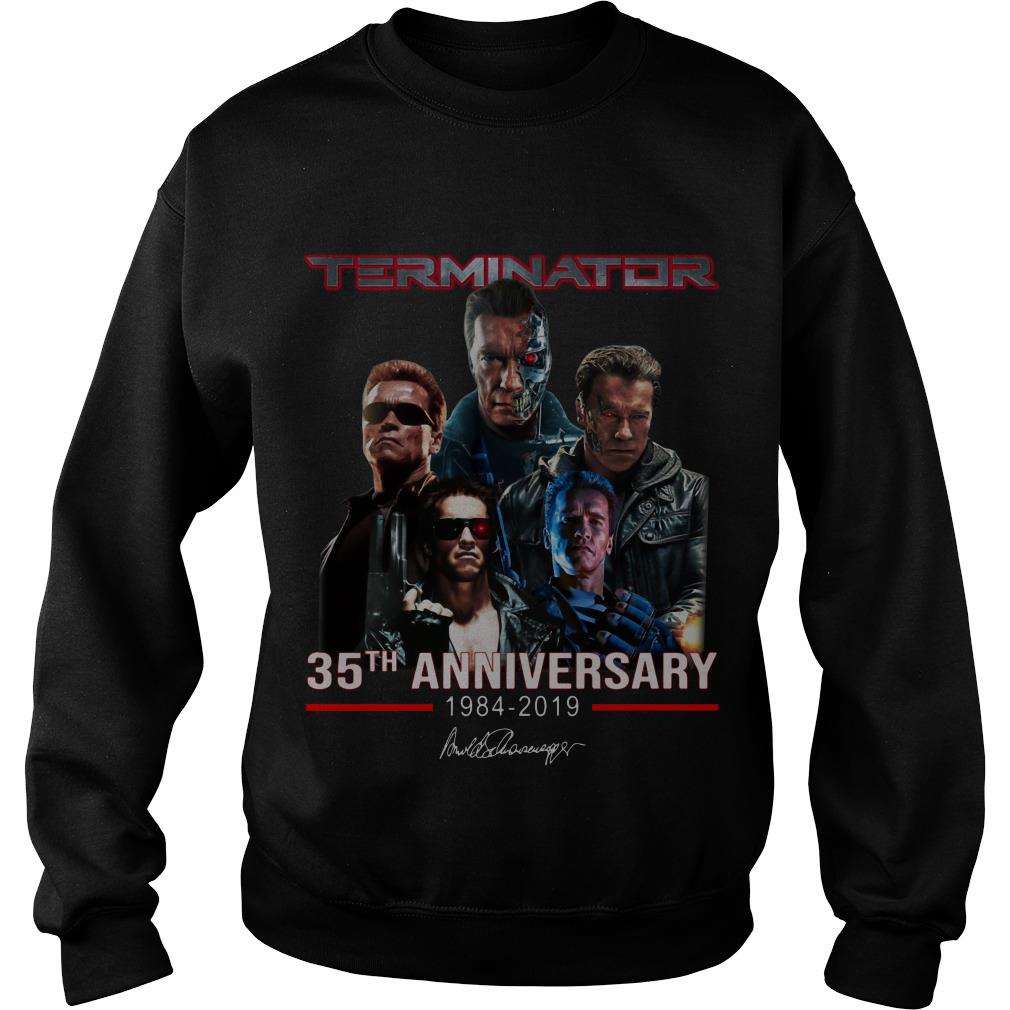 Terminator 35th Anniversary 1984 2019 Signature Sweatshirt SFA