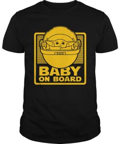 Yoda Baby On Board T Shirt SFA