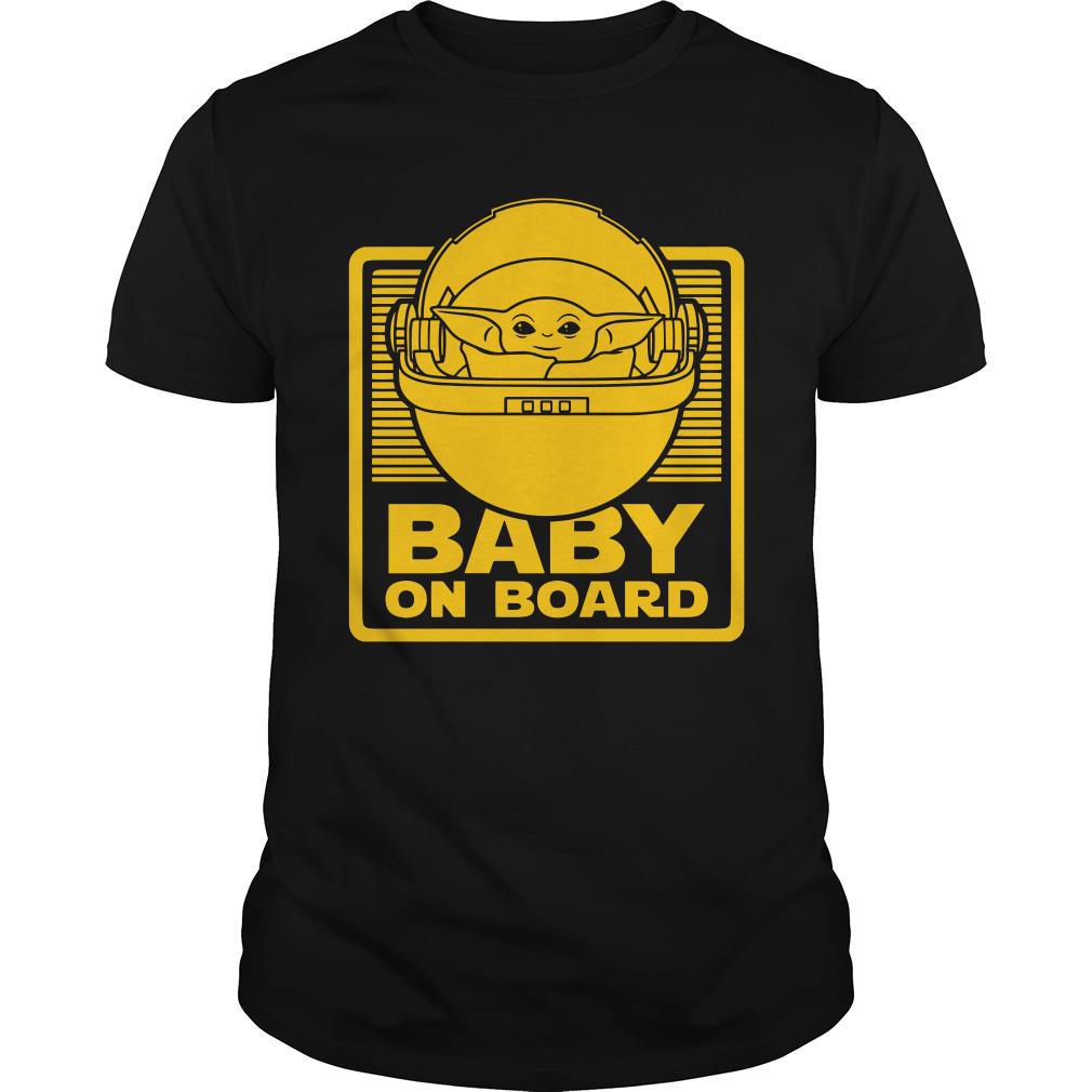 Yoda Baby On Board T Shirt SFA