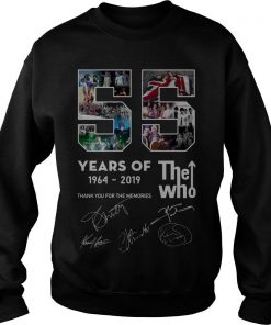55 Years Of The Who Thank You For The Memories Signature Sweatshirt SFA
