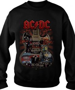 AC DC Guitar signatures Sweatshirt SFA