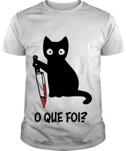Black Cat Michael Myers O Que Foi T Shirt SFA