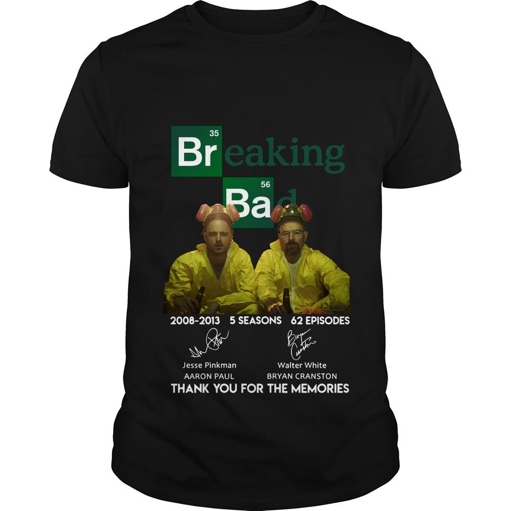 Breaking Bad Thank You For The Memories T Shirt SFA
