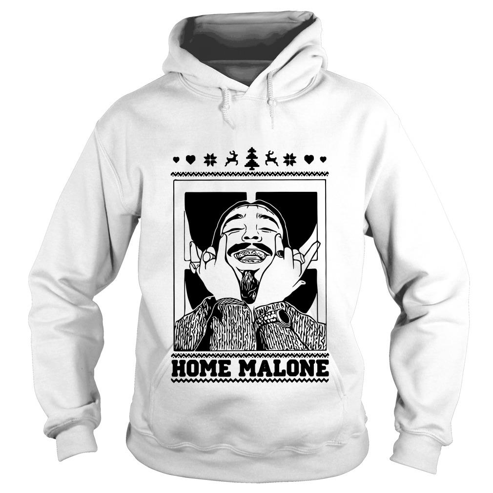 Christmas Post Malone Home Malone Hoodie SFA