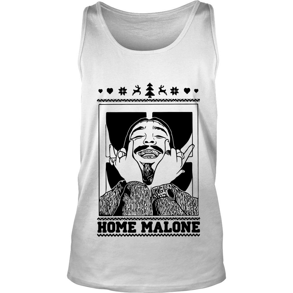 Christmas Post Malone Home Malone Tank Top SFA