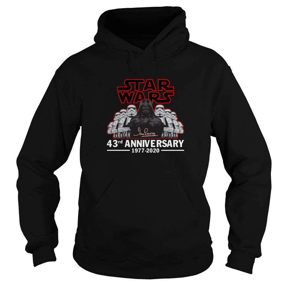 Darth Vader And Stormtrooper Star Wars 43rd Anniversary 1977 2020 Hoodie SFA