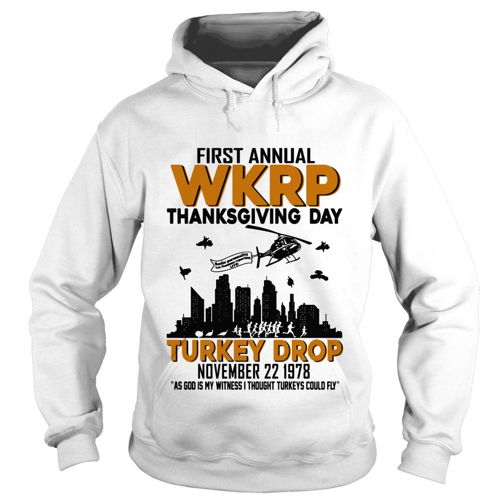 First Annual WKRP Thanksgiving Day Turkey Drop November 22 1978 Hoodie SFA