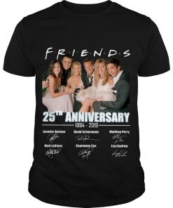 Friends 25th anniversary 1994 2019 signatures T shirt SFA