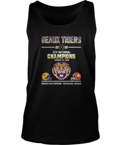 Geaux Tigers 2020 Cfp National Champions Tank Top SFA